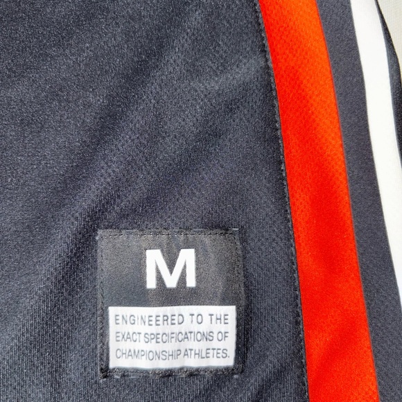 Nike DRI-FIT Oregon State University Basketball Jersey - Black and Orange (B2j) - Picture 2 of 5